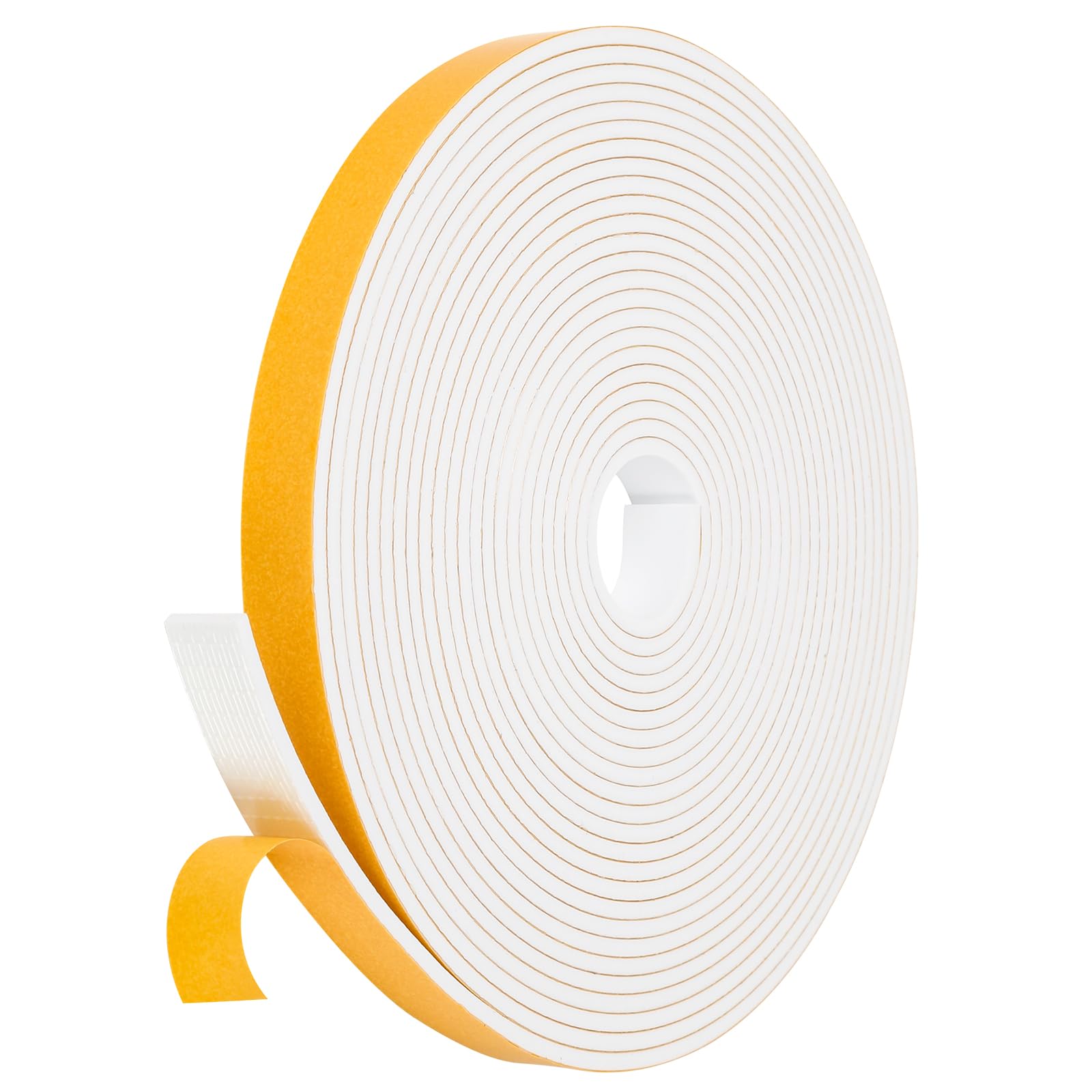 3/5 Inch X 1/8 Inch X 26Feet - White