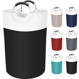 BlissTotes Laundry Basket, Laundry Hamper, Collapsible Laundry Baskets, Dirty Clothes Hamper, Waterproof with Foam Protected Aluminum Handles for College Dorm, Family