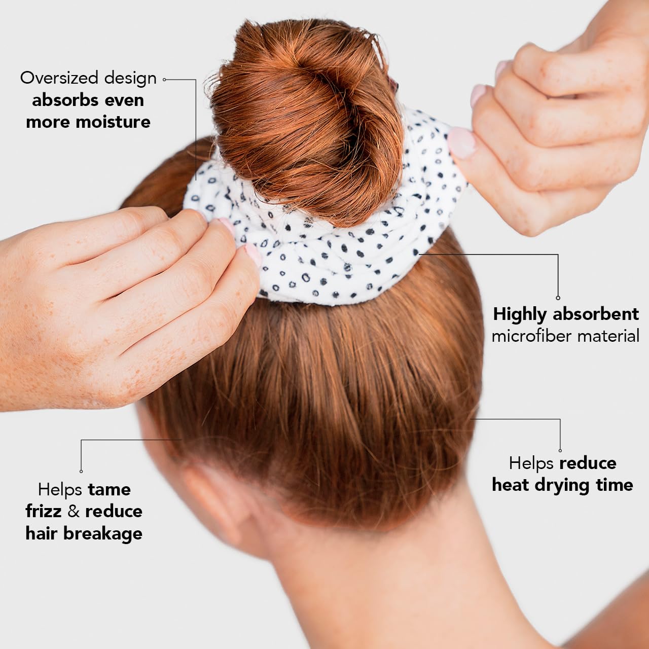 Kitsch_Microfiber_Hair_Towel_Scrunchies_-_Soft_and_Highly_Absorbent_Microfiber_Scrunchie_for_Women_|_Reduces_Heat_Drying_Time_|_Ideal_Gifts_for_Women_-_2pcs_(Micro_Dot_Design)