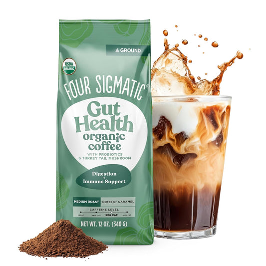 Four_Sigmatic_Gut_Health_Organic_Ground_Coffee_|_Medium_Roast,_Immune_Boosting_Probiotic_Mushroom_Coffee_with_Chaga_&_Turkey_Tail_for_Gut_Health_&_Immune_Support_|_12oz_Bag