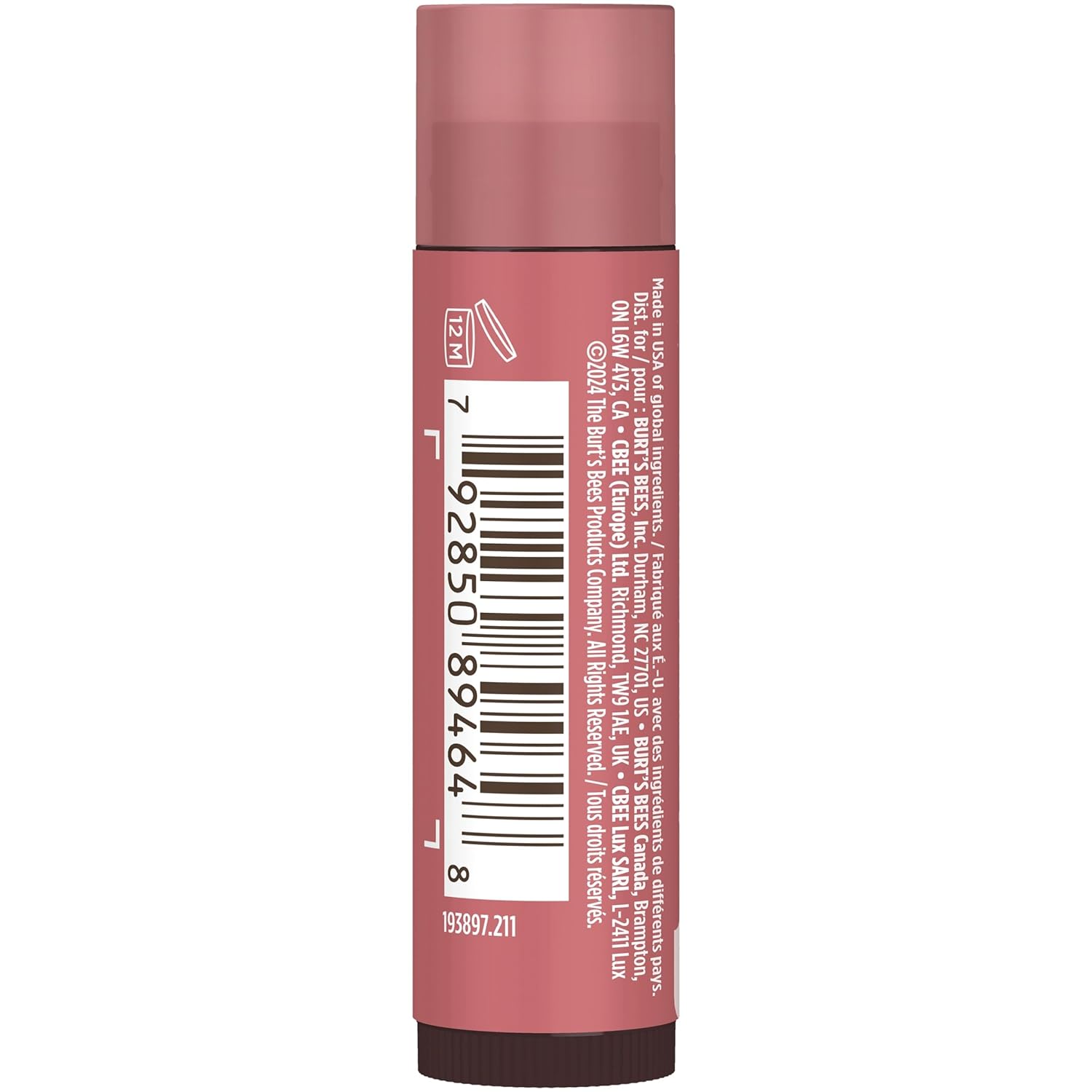 Burt's_Bees_Lip_Tint_Balm_with_Long_Lasting_2_in_1_Duo_Tinted_Balm_Formula,_Color_Infused_with_Deeply_Hydrating_Shea_Butter_for_a_Natural_Looking_Buildable_Finish,_Fiery_Red_Dahlia_(2-Pack)