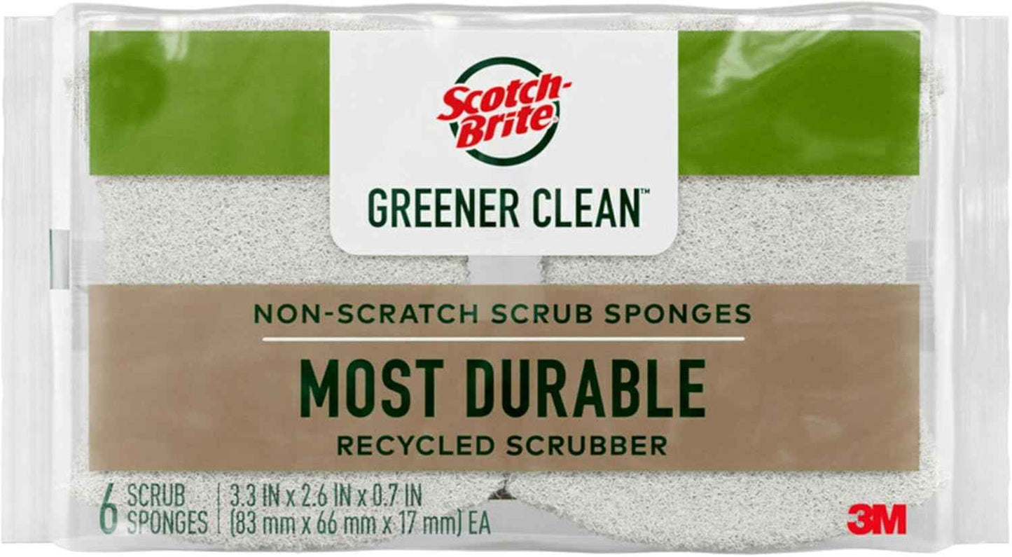 Scotch-Brite® Greener Clean™ Non-Scratch Scrub Sponge