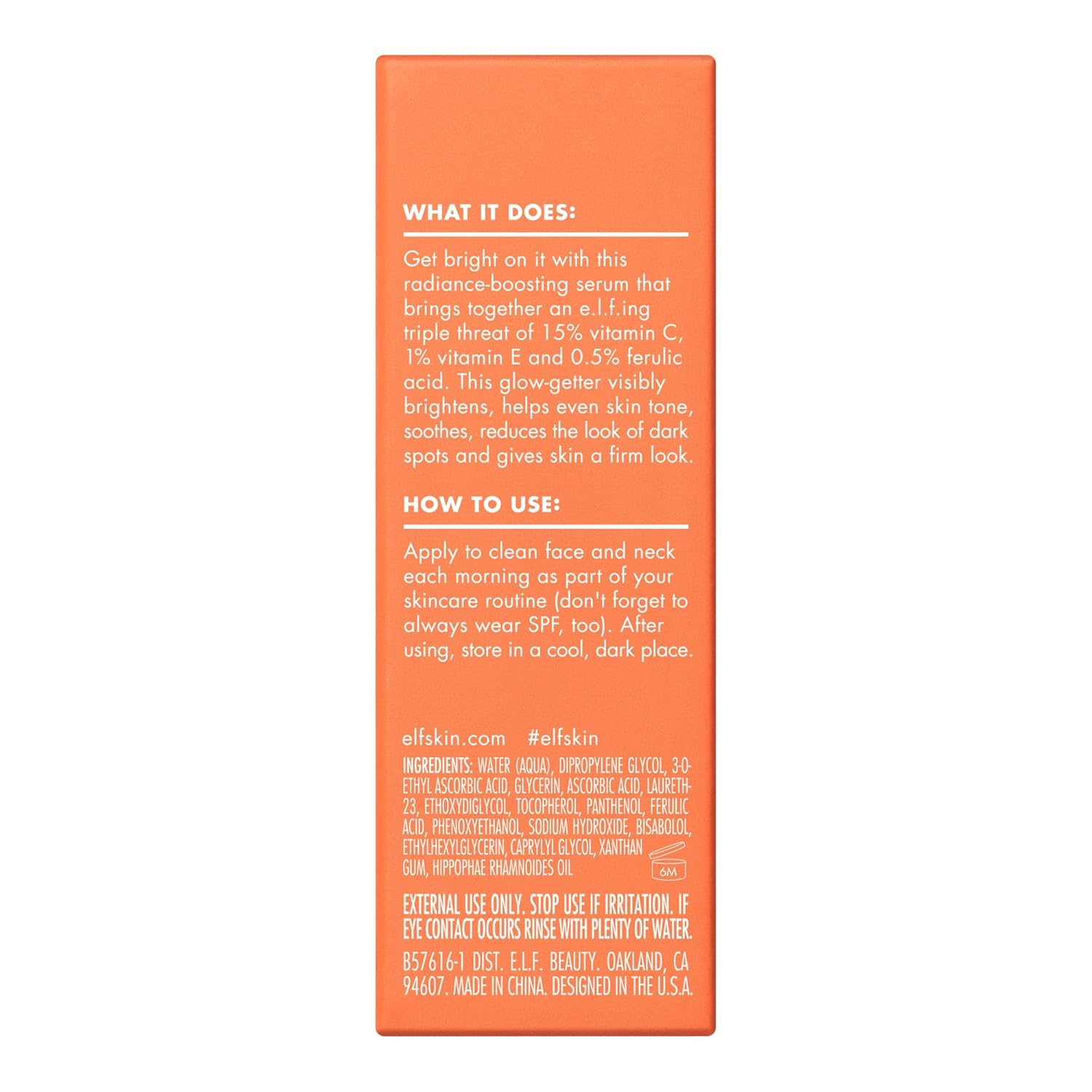 e.l.f._SKIN_Bright_Icon_Vitamin_C_+_E_+_Ferulic_Serum_Mini,_Brightening_&_Soothing_Face_Serum,_Helps_Even_Skin_Tone,_Vegan_&_Cruelty-Free,_0.5_fl_oz