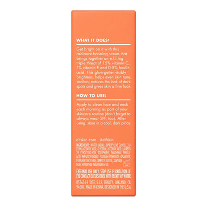 e.l.f._SKIN_Bright_Icon_Vitamin_C_+_E_+_Ferulic_Serum_Mini,_Brightening_&_Soothing_Face_Serum,_Helps_Even_Skin_Tone,_Vegan_&_Cruelty-Free,_0.5_fl_oz