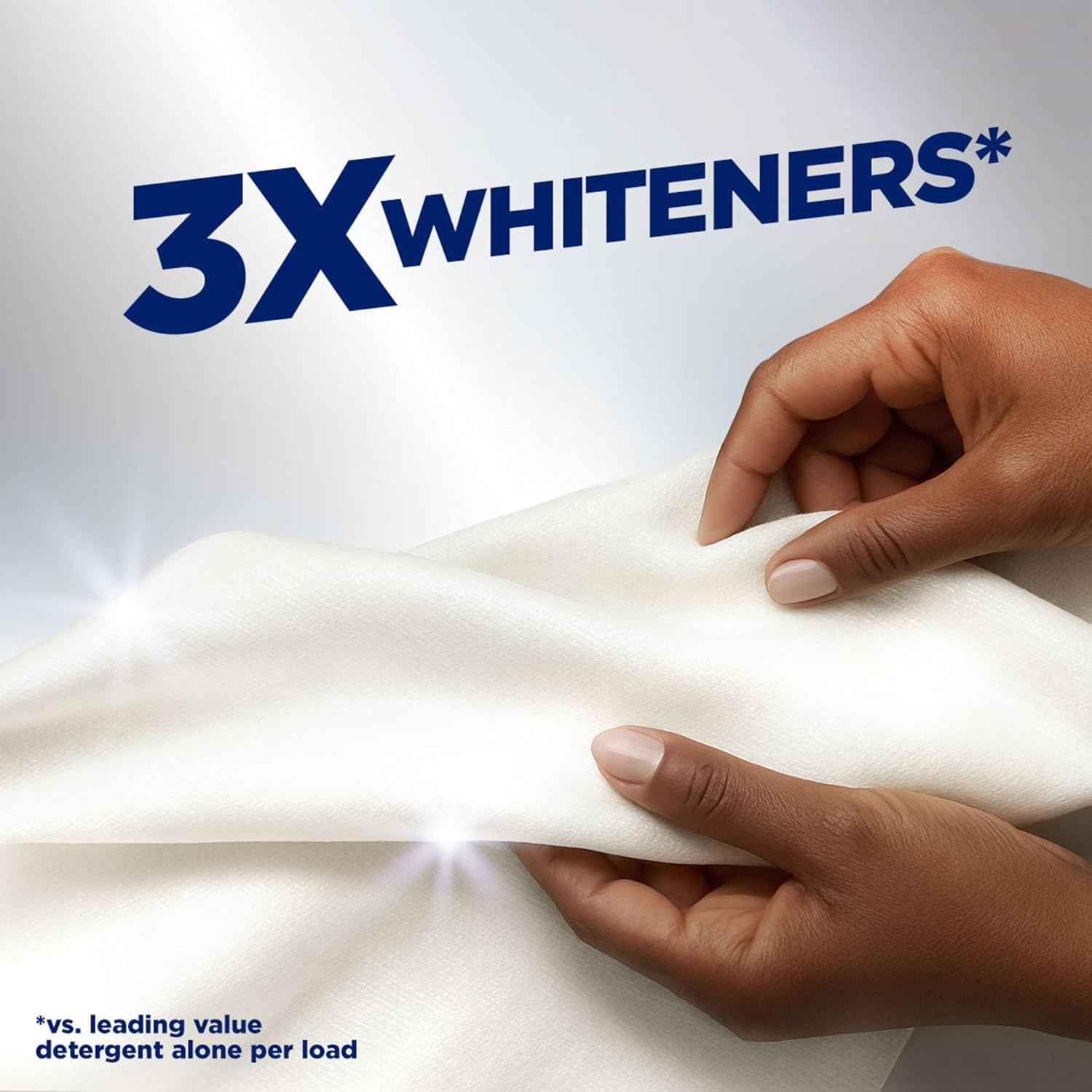 OxiClean Triple Action White Revive Laundry Whitener and Stain Remover Powder, Use with Detergent, Whitens and Brightens Clothes, Removes Tough Stains, Color Safe, Chlorine Free