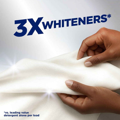 OxiClean Triple Action White Revive Laundry Whitener and Stain Remover Powder, Use with Detergent, Whitens and Brightens Clothes, Removes Tough Stains, Color Safe, Chlorine Free