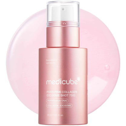 medicube Exosome Shot Spicule Facial Serum | Liquid Skin Booster Serum | Exosome, AHA+BHA+PHA | Pore Care, Dead Skin Cells, Skin Texture | Korean Skincare, 1.01 fl.oz