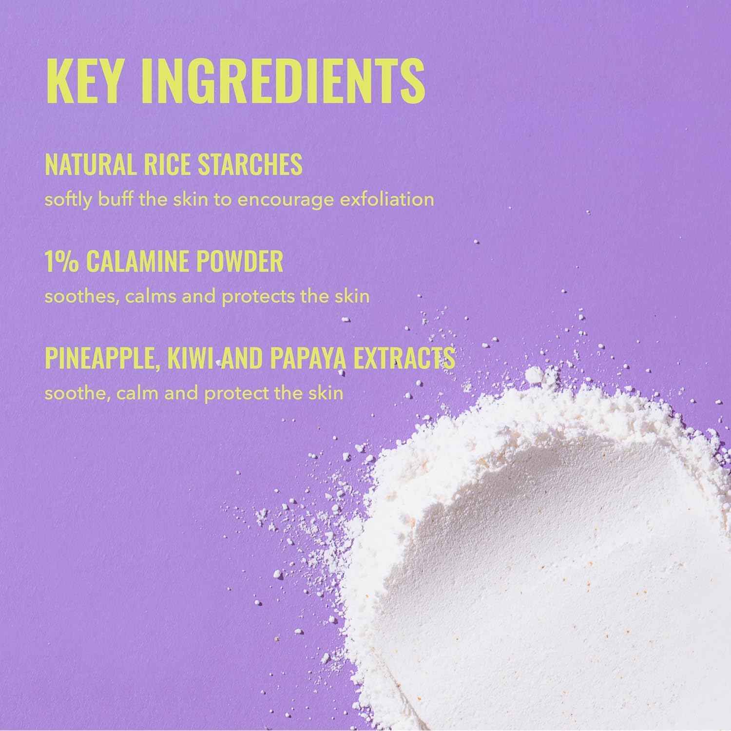 Good Molecules Pineapple Exfoliating Powder - Exfoliating Face Scrub with Natural Enzymes, Gentle Alcohol-Free Facial Cleanser, Skin Care for Face