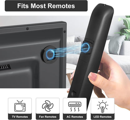 Magnetic_Remote_Control_Holder_Wall_Mount,_4_Pack_TV_Remote_Control_Holder_for_Fan/Air_Conditioner,_Self-Adhesive_Bedside_Caddy_for_TV_Backside/Bedroom/Office/RV_Home_Organizer_Storage(Black)