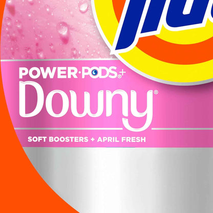 Tide Power PODs + Downy Laundry Detergent Pods, Soft Boosters + April Fresh
