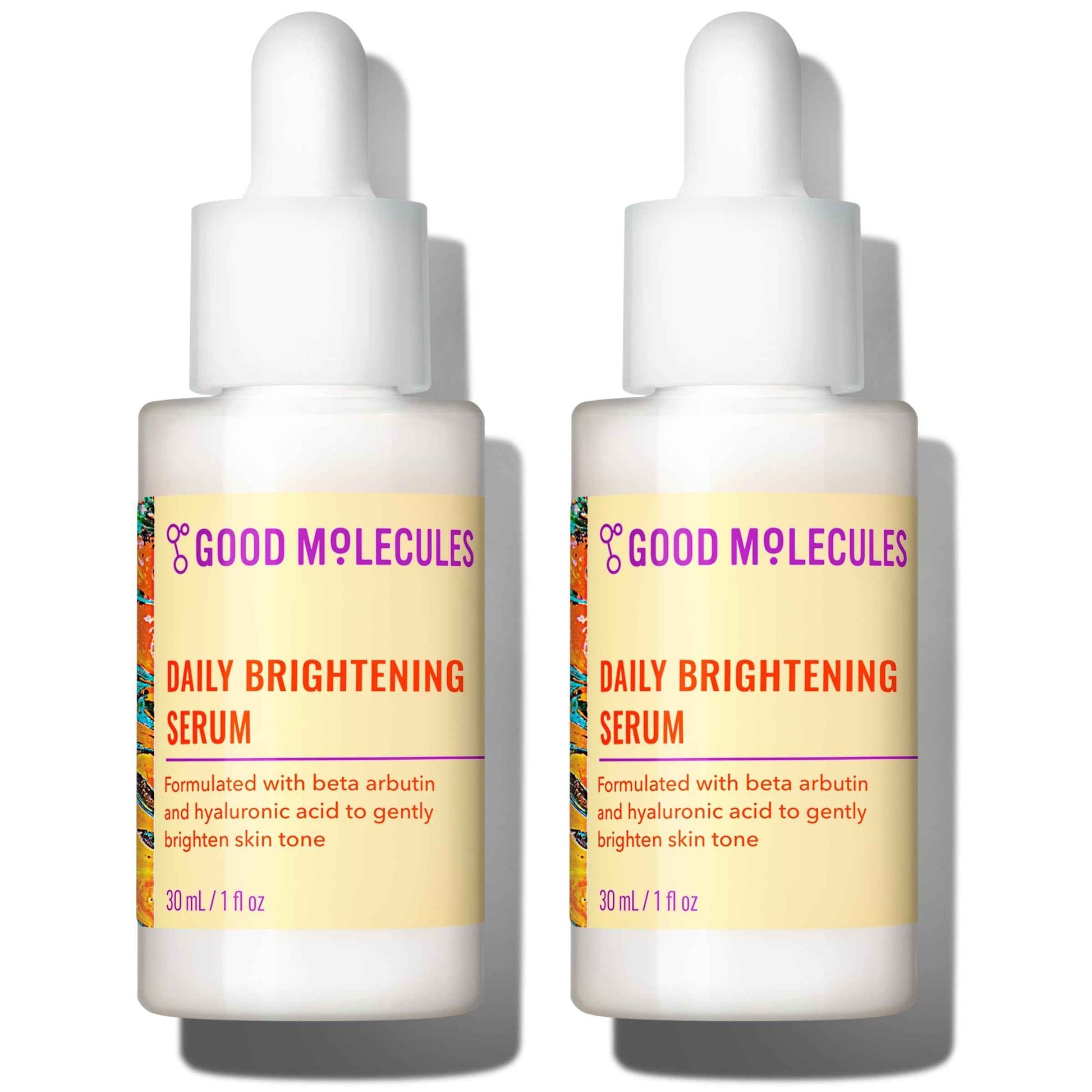 Good Molecules Daily Brightening Serum with Beta Arbutin 3% & Hyaluronic Acid – Brightening Serum for Dark Spots & Uneven Tone, Face Skincare