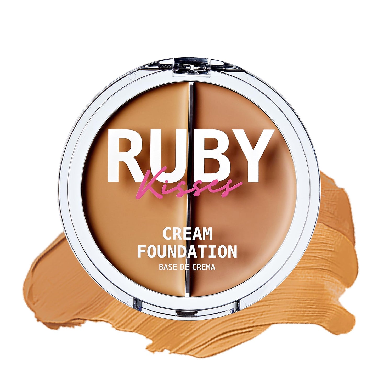 Ruby Kisses 3D Face Creator Cream Foundation &amp;amp; Concealer, 12 Hours Long Lasting, Medium to Full Coverage, Non-Greasy, Ideal for Makeup &amp;amp; Contour Palette (Level 5)