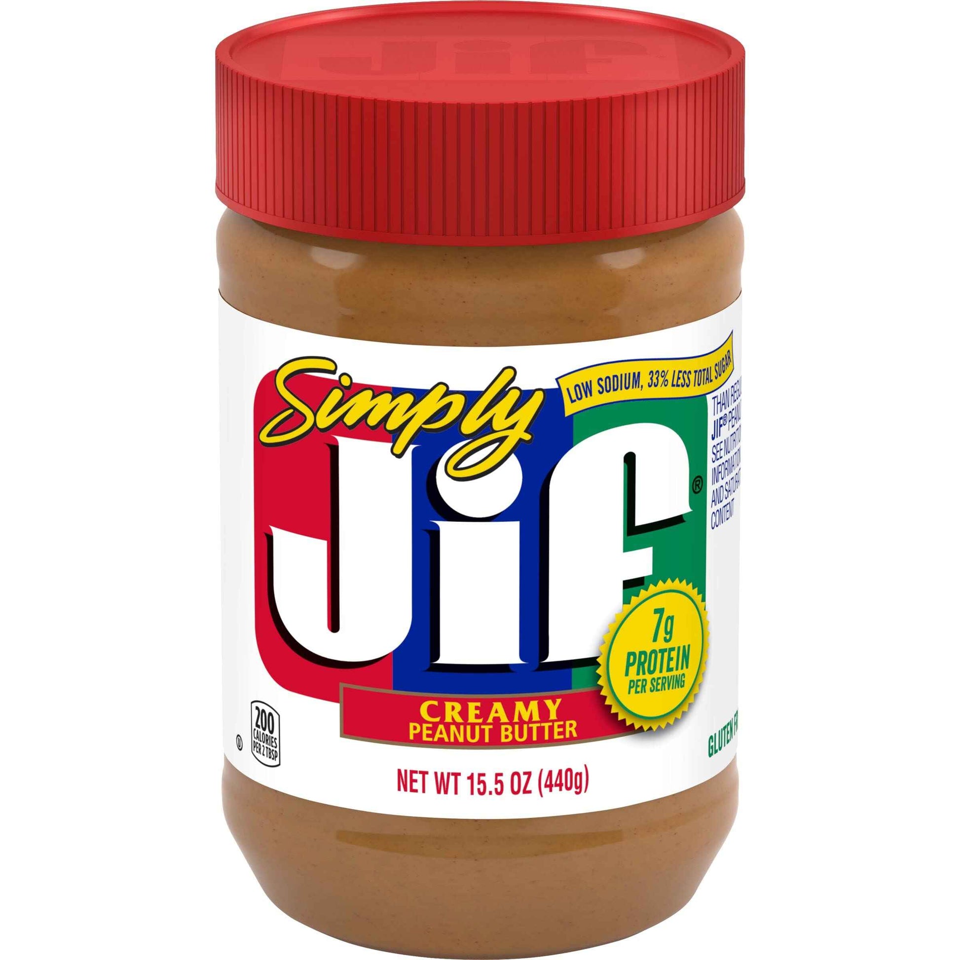 Simply Jif Creamy Peanut Butter, 15.5 Ounces (Pack fo 1)