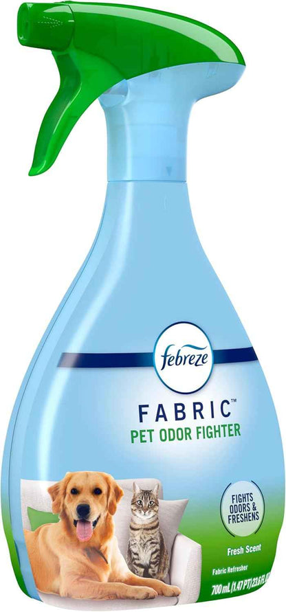 Febreze Fabric Spray Air Freshener, Odor-Fighting Fabric Refresher, Sneaker Balls Alternative, Couch Cleaner, Linen Spray, Multi-Use, Pet Odor Fighter Scent
