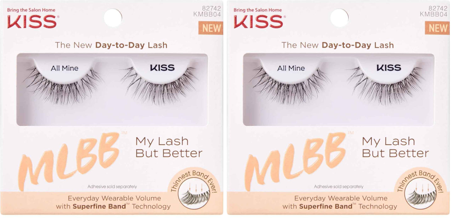 KISS My Lash But Better, False Eyelashes, 12mm, Includes 1 Pair Of Lash, Easy to Apply, Reusable Lash Clusters