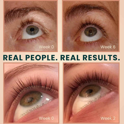 USDA Organic Castor Oil Lash Serum - Premium All Natural Cold Pressed Castor Oil Eyelash Growth Serum with Mascara Tube - Eyelash Treatment and Conditioner - For Thicker and Fuller Lashes