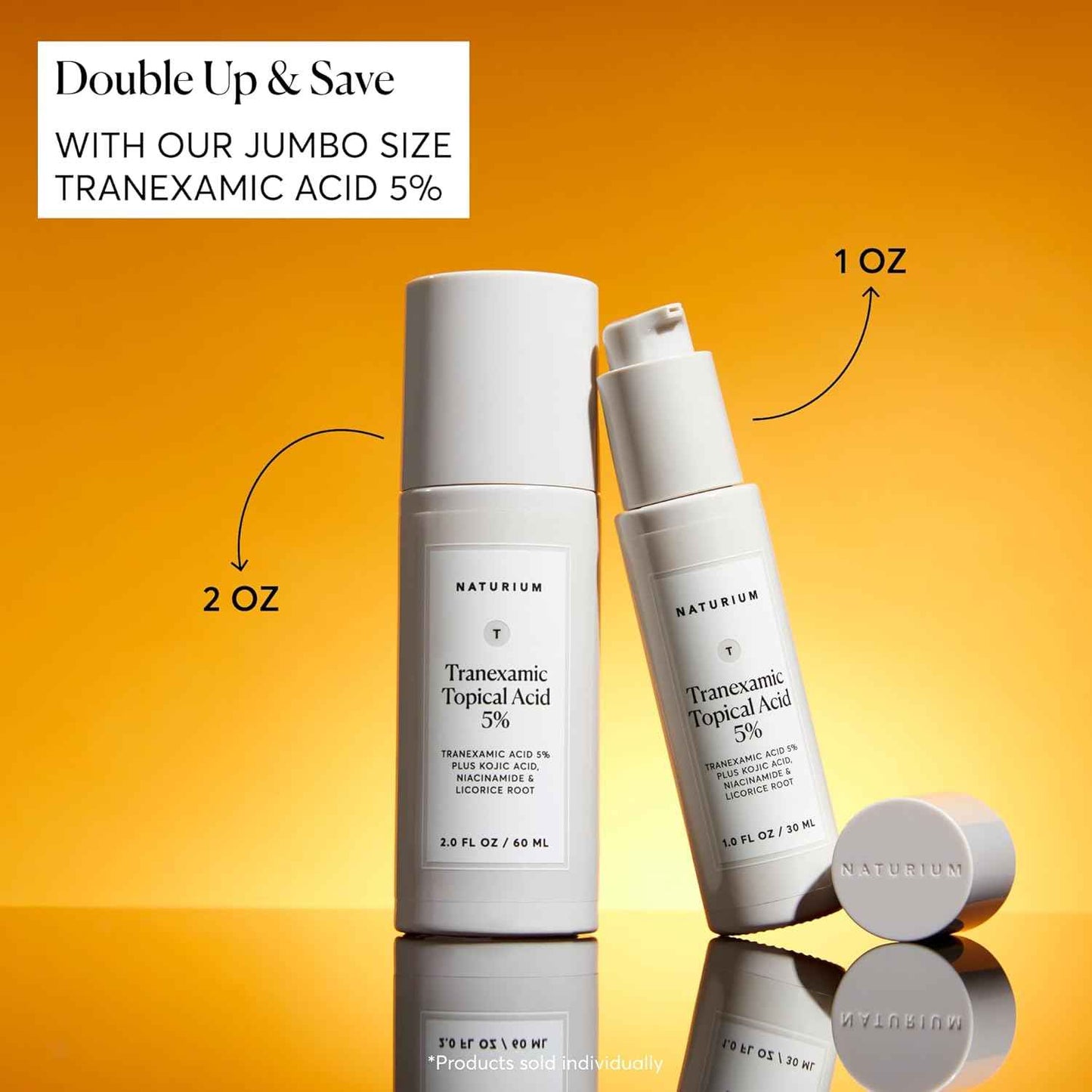 Naturium Tranexamic Topical Acid 5%, Face & Skin Care, with Kojic Acid, Niacinamide & Licorice Root, 1 oz