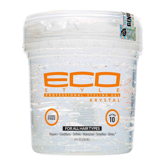 Eco Style Styling Gel - Adds Body and Shine to all Styles - Moisturizes and Maintains Healthy Hair - Strong, Weightless Hold - Ideal for any Hair Type and Color - Leaves No Residue