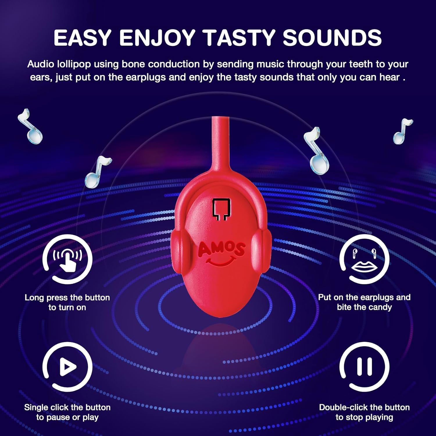 Amos_Music_Lollipop_Candy,_Audio_Singing_Lollipop,_Unique_Valentine's_Gift,_Individually_Wrapped_Natural_Strawberry_Flavor_(1_Pack)