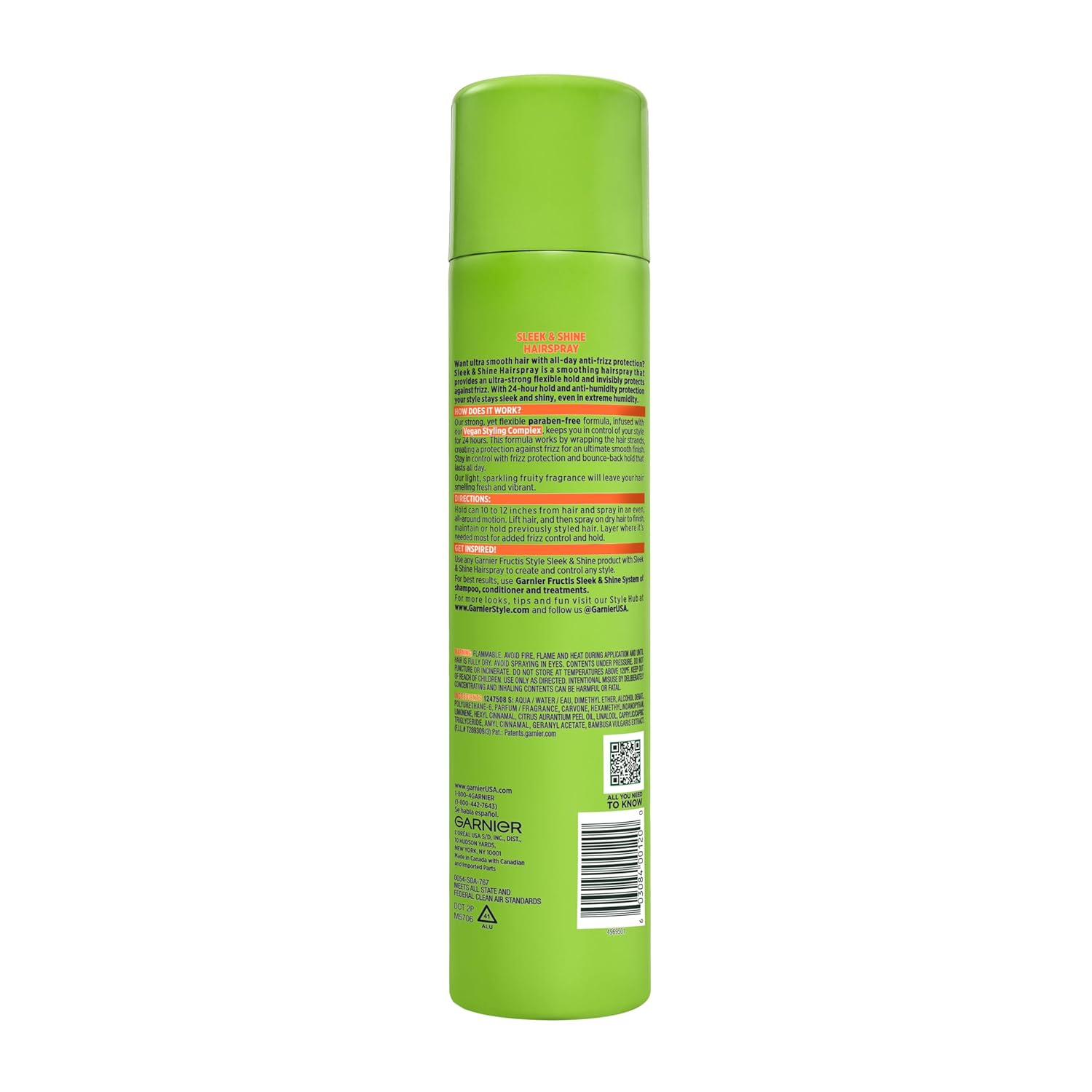 Garnier_Fructis_Style_Sleek_and_Shine_Anti-Humidity_Hairspray,_Ultra_Strong_Hold,_Frizz_Protection_8.25_Oz,_1_Count_(Packaging_May_Vary)