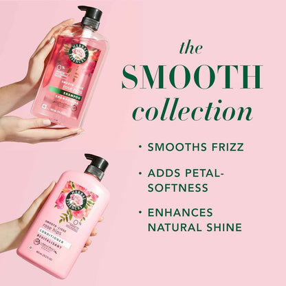 Herbal Essences Shampoo & Conditioner Set, Rose Hips - Smooth Collection, Paraben-Free, Color-Safe, Shiny Hair with Jojoba & Vitamin E, 29.2 Fl Oz Each, 2-Pack