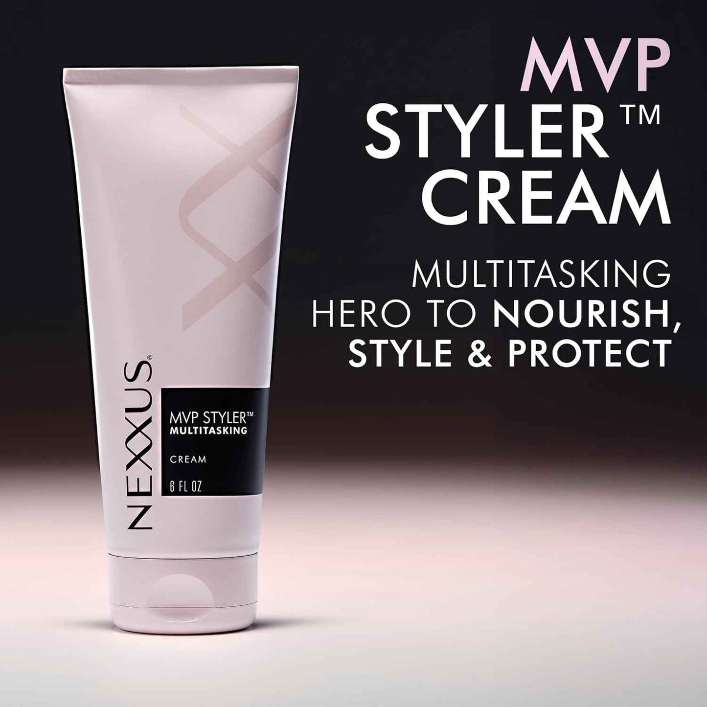 Nexxus Styling Cream MVP Styler Hybrid Multitasking Hair Cream Powered by MVP Multi-Verse Polymers 6 oz