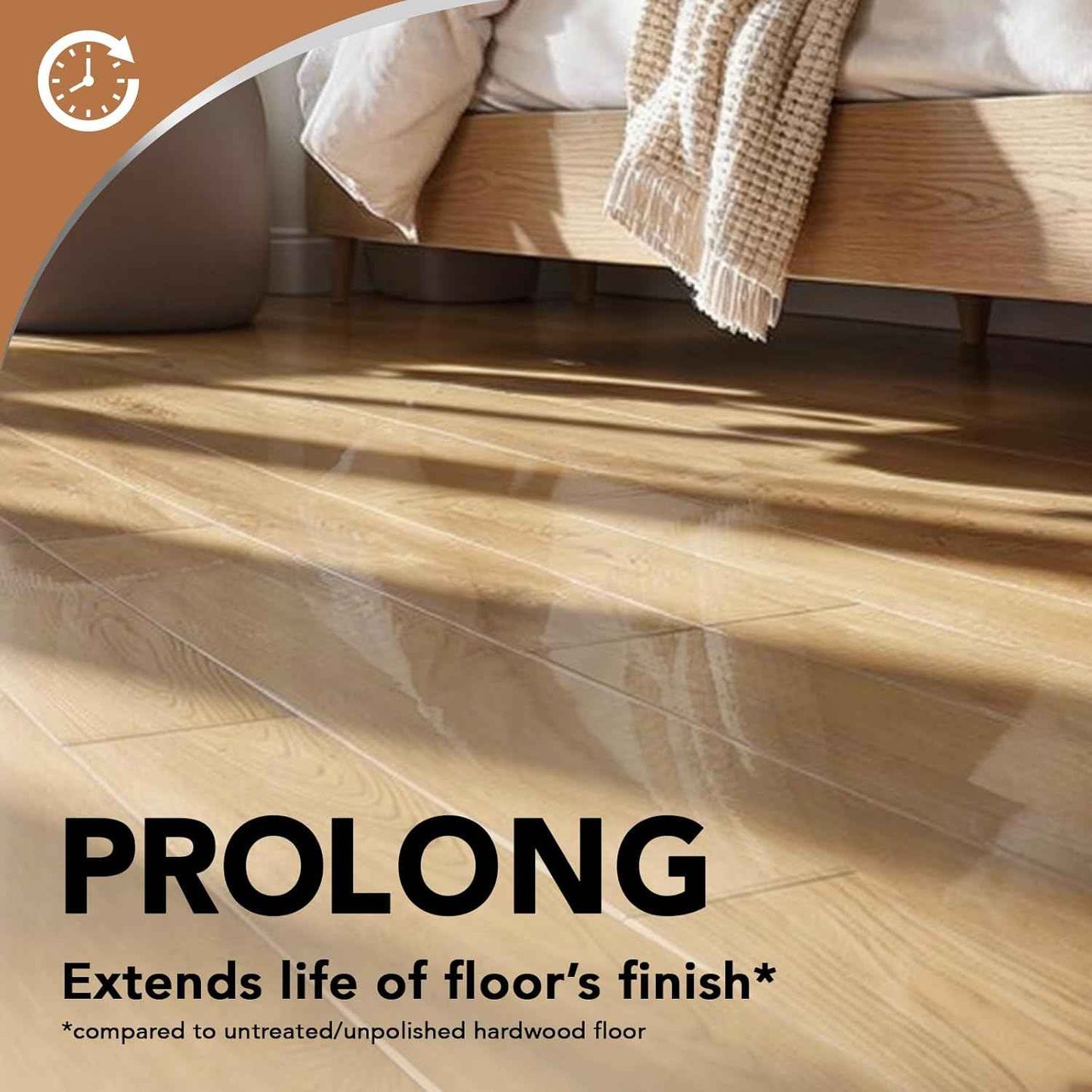 Weiman Wood Floor Polish and Restorer - High-Traffic Hardwood Floor, Natural Shine, Removes Scratches, Leaves Protective Layer