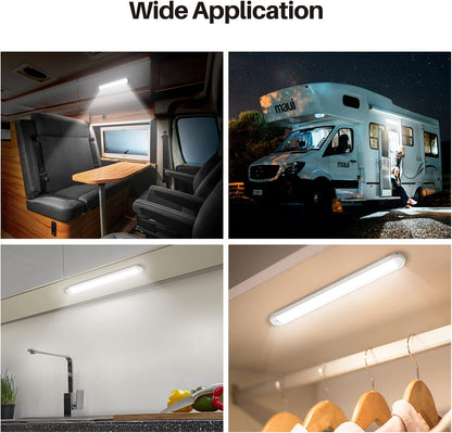 12v_LED_Interior_Light_Bar，CT_CAPETRONIX_120LEDs_1500LM_8W_DC_12_Volt_led_Strip_Lights_with_ON/Off_Switch，for_Enclosed_Cargo_Trailer,_Car_RV_Van_Truck_Lorry_Camper_Boat_Caravan_Motorhome_(4Pack)