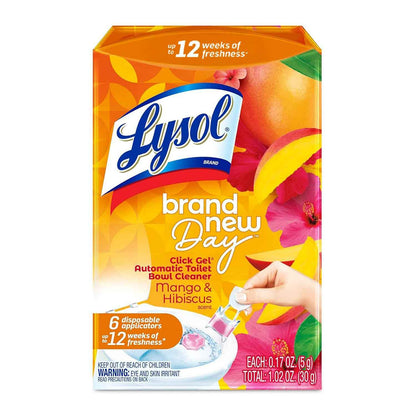 Lysol Click Gel Automatic Toilet Bowl Cleaner, Toilet Gel Stamp, Toilet Freshener, Bathroom Essentials