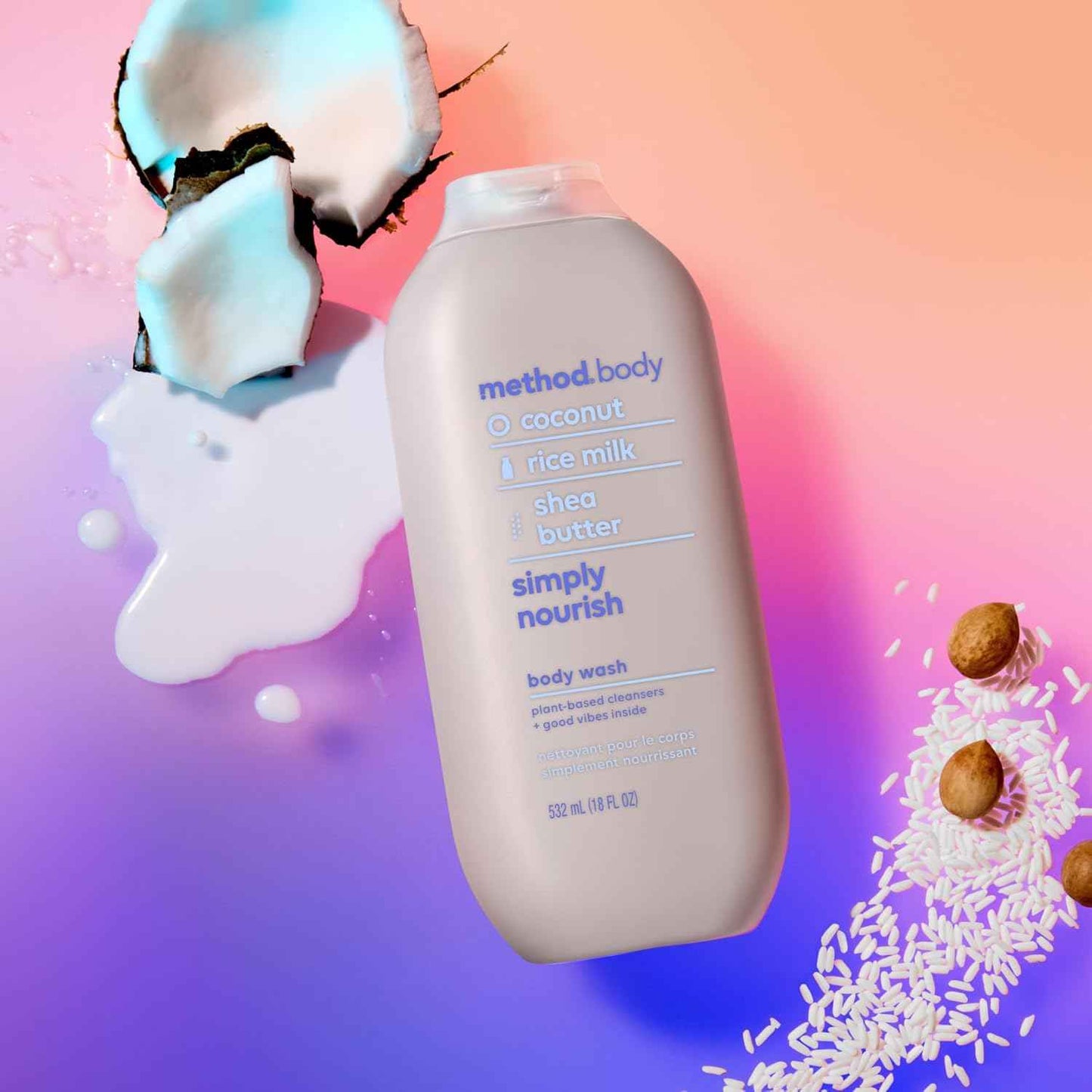 Method Body Wash, Paraben and Phthalate Free, 18 oz (Pack of 3)