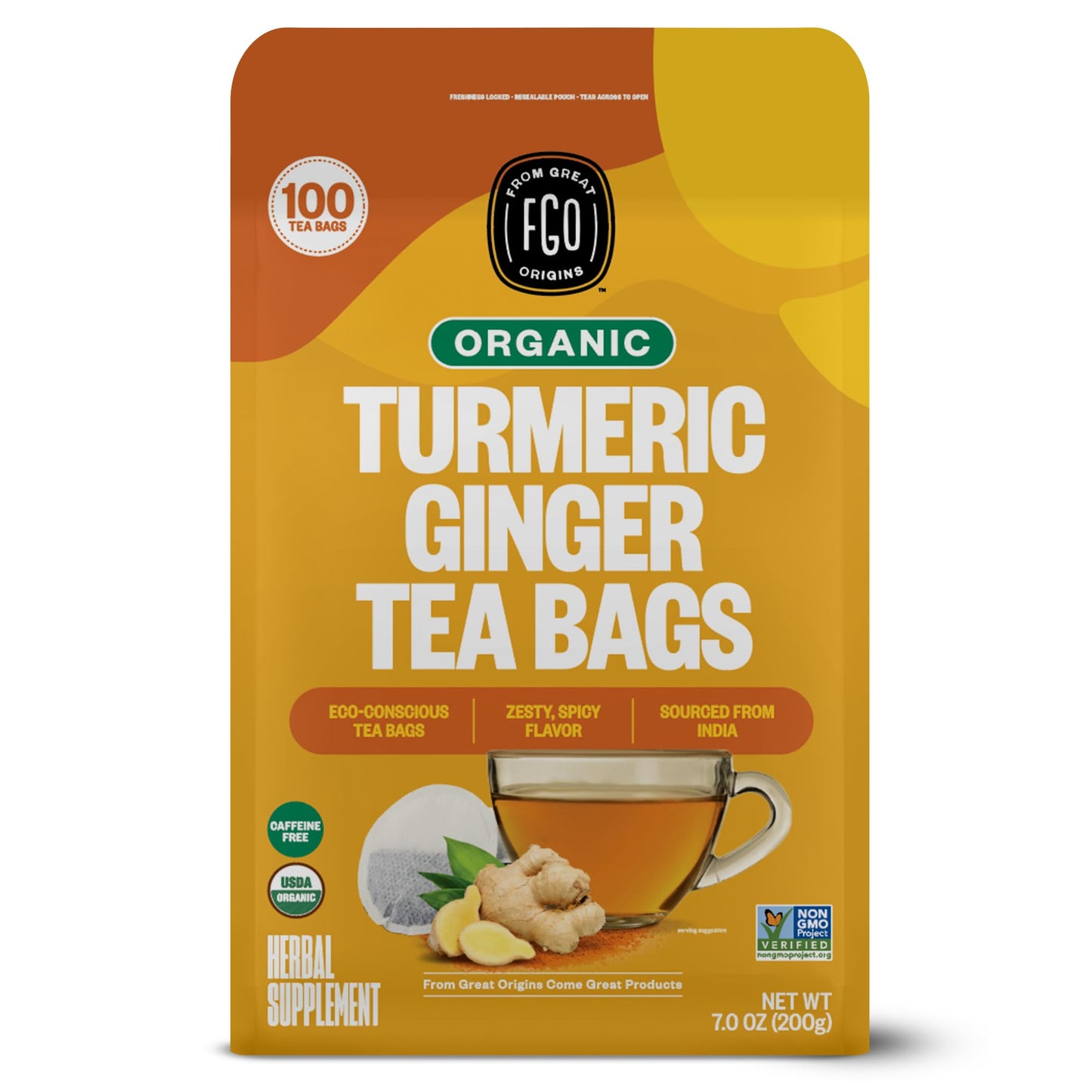 Turmeric Ginger - 100 Count (Pack of 1)