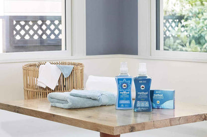 Method Liquid Laundry Detergent, Fresh Air, 66 Loads Per Bottle, Stain Remover, 53.5 Fl Oz