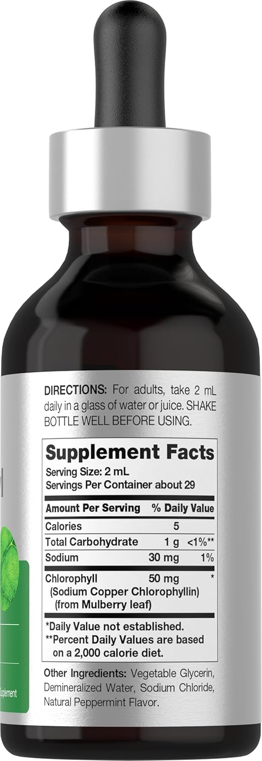 Horbäach_Liquid_Chlorophyll_Drops_|_2_oz_|_Vegan,_Non-GMO,_and_Gluten_Free_Formula_|_Natural_Peppermint_Flavor