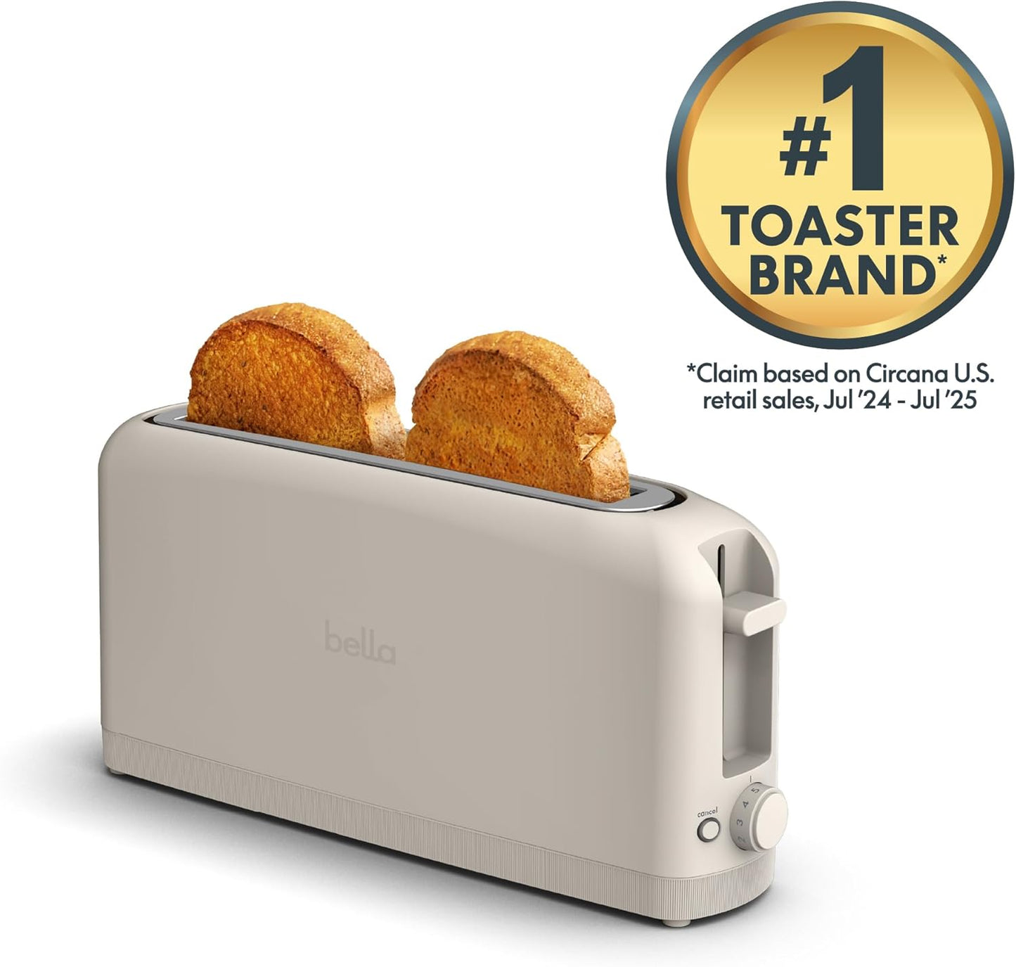 bella_2_Slice_Slim_Toaster,_Fits-anywhere™_Kitchenware,_6_Setting_Shade_Control_with_Reheat_&_Cancel_Buttons,_Fits_sourdough,_10”_Long_Slot,_Anti_Jam_&_Auto_Shutoff,_900_Watt,_Oatmilk