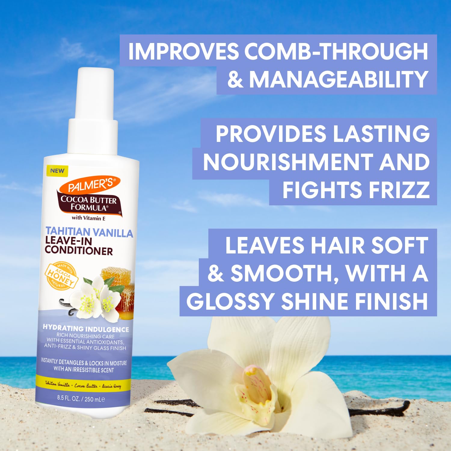 Palmer's_Cocoa_Butter_Formula,_Tahitian_Vanilla_Leave_In_Conditioner_Spray,_(8.5_Fl_Oz),_Hydrating_Hair_Detangler_with_Acacia_Honey_&_Vitamin_E,_Heat_Protectant,_Frizz_Control_&_Long-Lasting_Moisture
