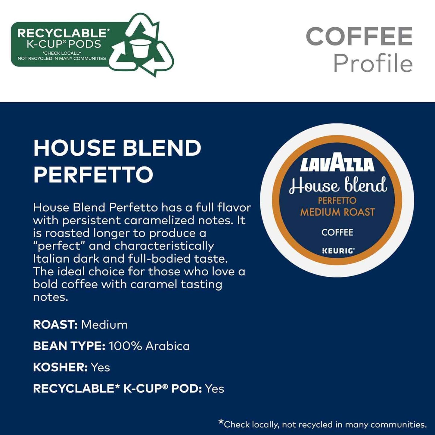 Lavazza Coffee Variety Pack, Keurig Single-Serve K-Cup Pods, 60 Count