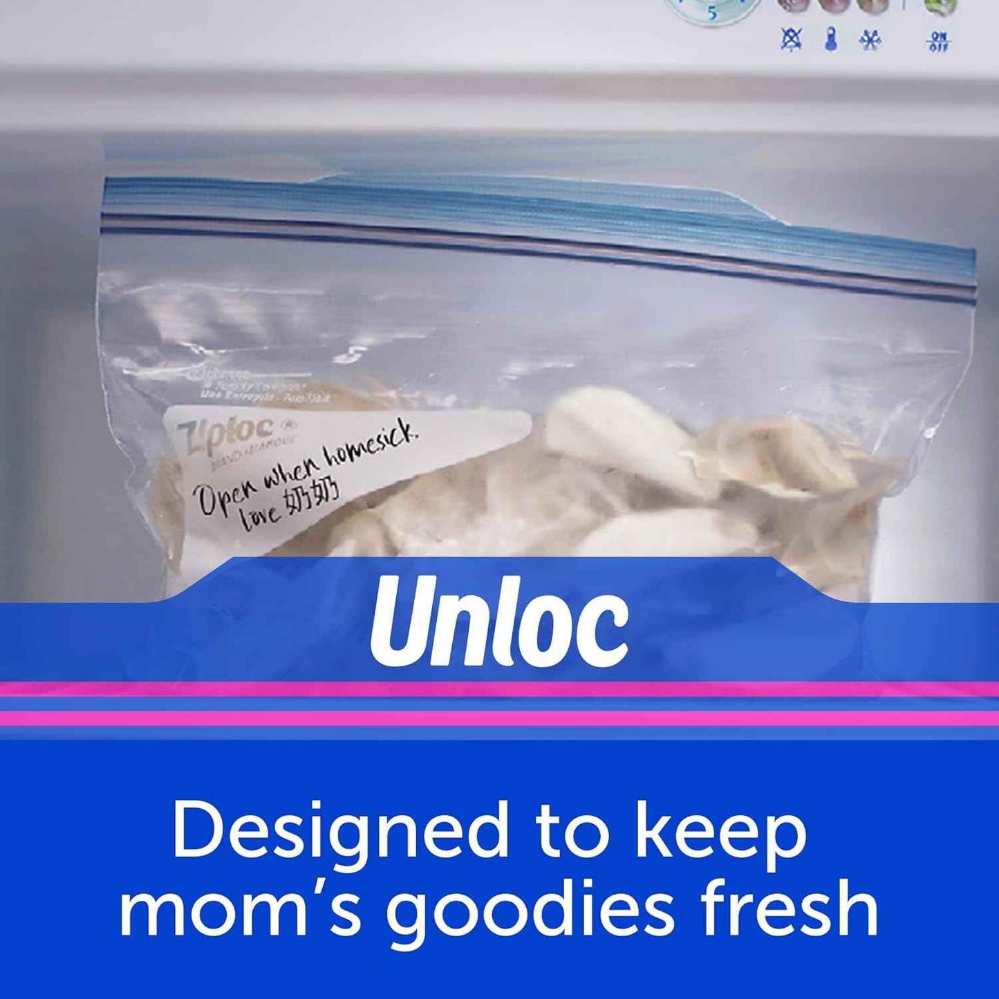 Ziploc Pint Food Storage Freezer Bags, Grip 'n Seal Technology for Easier Grip, Open, and Close