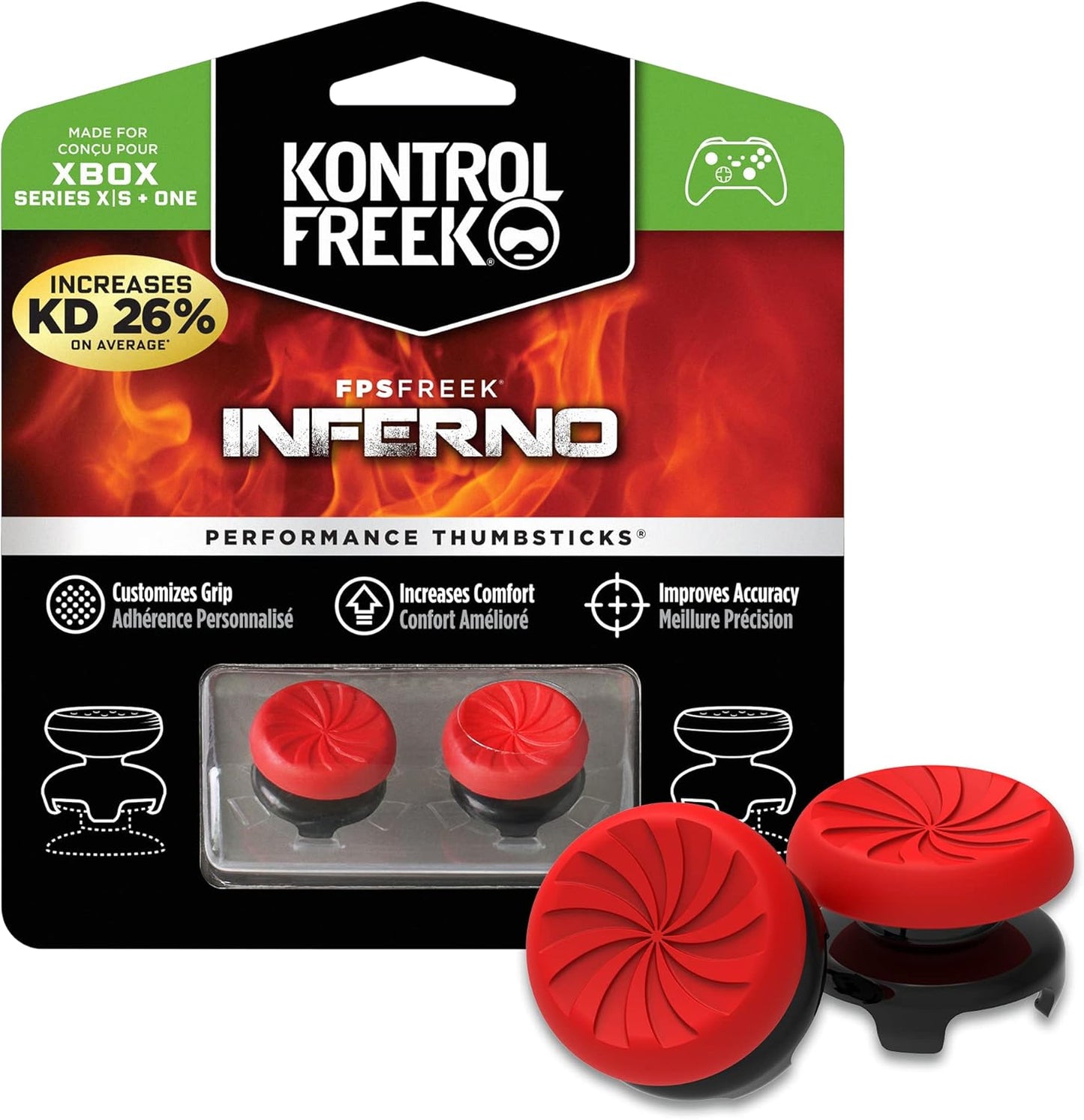 KontrolFreek_FPS_Freek_Inferno_for_Xbox_One_and_Xbox_Series_X_Controller_|_Performance_Thumbsticks_|_2_High-Rise_Concave_|_Red