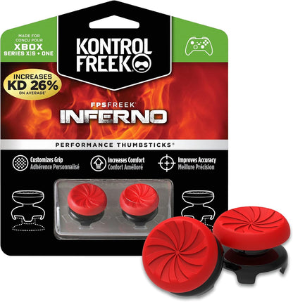 KontrolFreek_FPS_Freek_Inferno_for_Xbox_One_and_Xbox_Series_X_Controller_|_Performance_Thumbsticks_|_2_High-Rise_Concave_|_Red