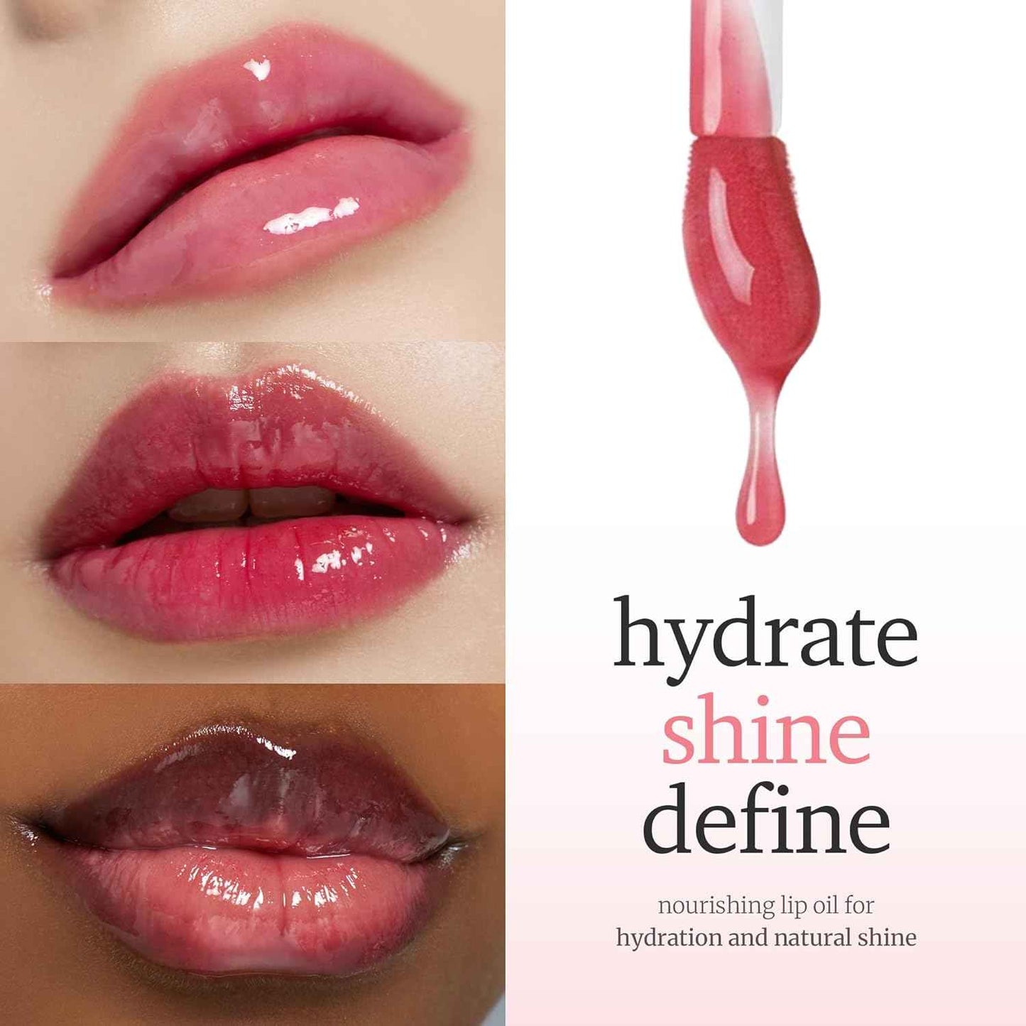 NOONI Korean Lip Oil | Long-Lasting, Moisturizing, Plumping, Revitalizing for Dry Lips, Waterproof, No Peel Off, Korean Tint, Hydrating Lip Stain, Nourishing Crystal Clear, 0.12 FL Oz