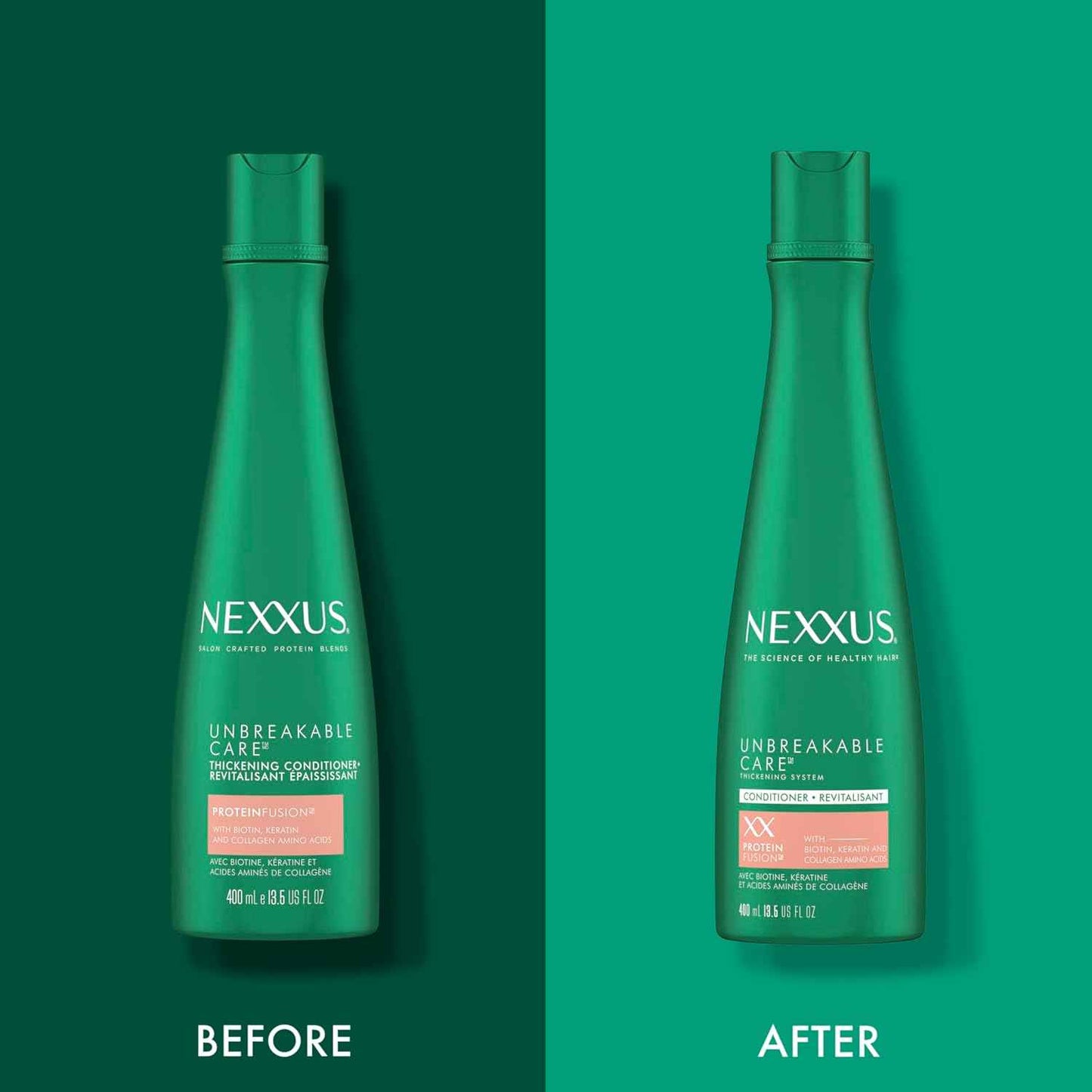 Nexxus Unbreakable Anti Breakage Conditioner for Strengthening for Fine and Thin Hair Hair Care Powered by DURAPLEX FORITIFIER Technology with Thickening Complex 13.5