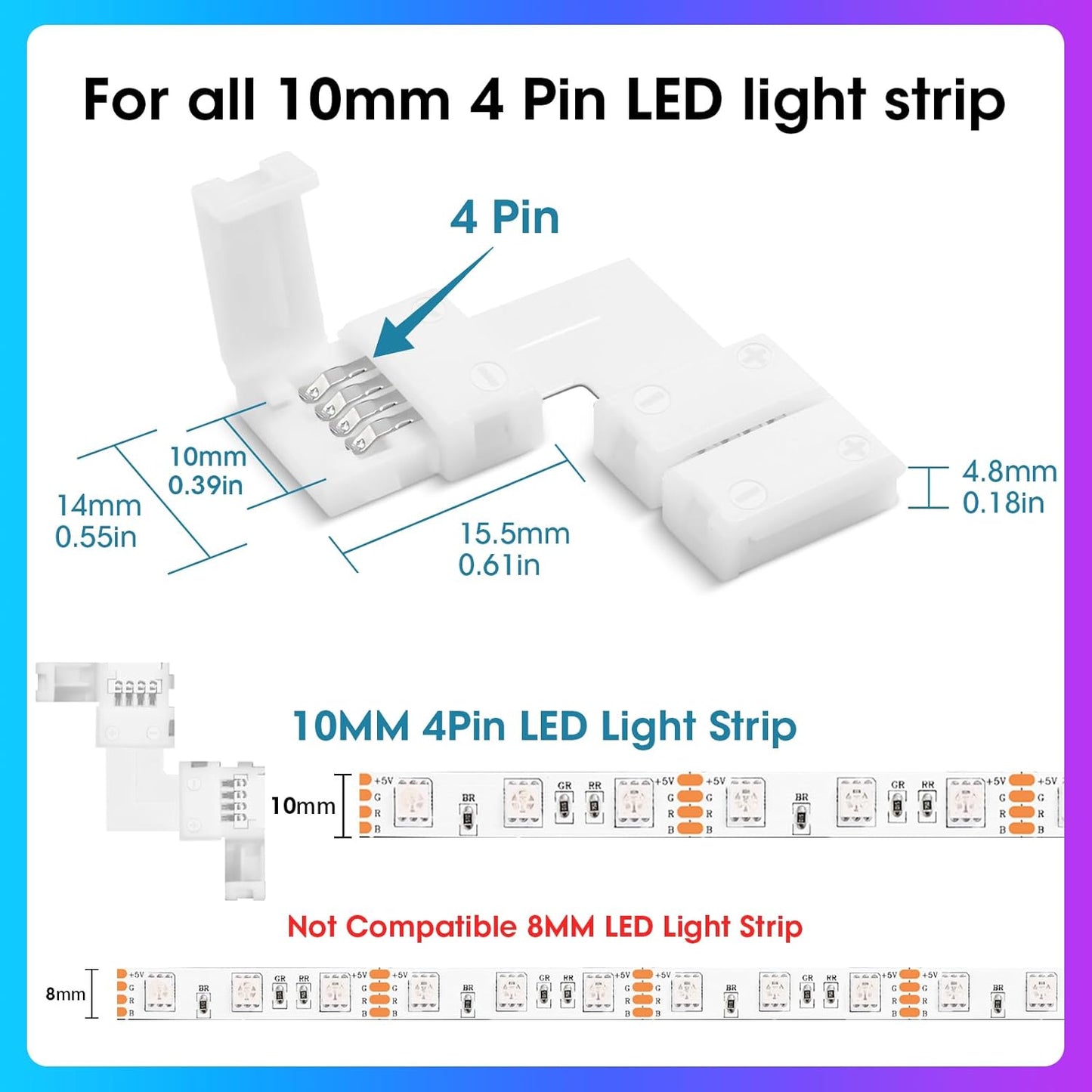 10-Packs_L_Shape_4-Pin_LED_Connectors_for_LED_Strip_Lights_10MM_Width_Unwired_Gapless_Solderless_Adapter_Extension