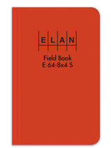 Elan Publishing Company - E64-8x4S Org SewnField Surveying Book 4 5/8 x 7 1/4 Orange Stiff Cover