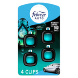 Febreze Car Air Freshener, Odor-Fighting Automotive Vent Clip, Scented Car Accessories, Long Lasting for Strong Odors