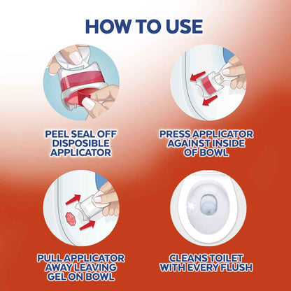 Lysol Click Gel Automatic Toilet Bowl Cleaner, Toilet Gel Stamp, Toilet Freshener, Bathroom Essentials