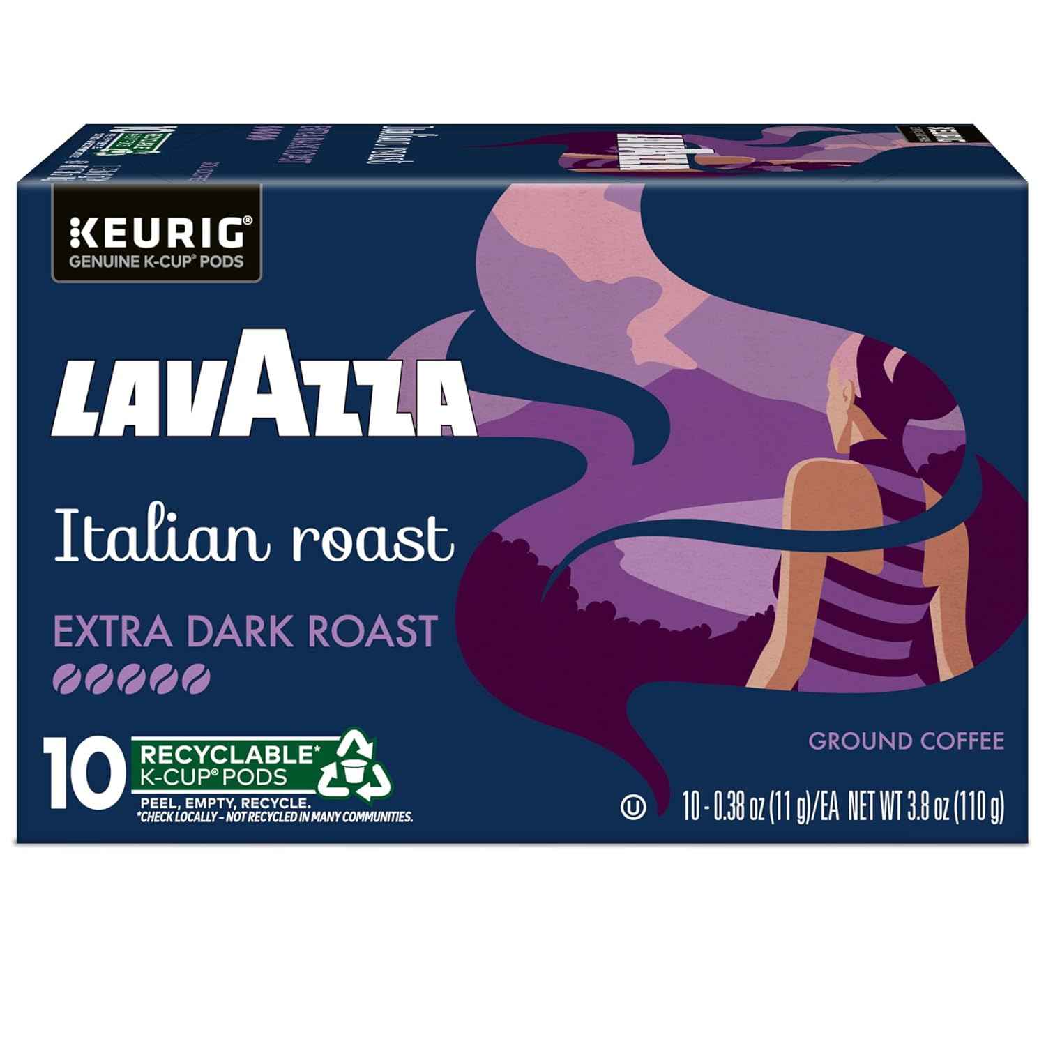 Lavazza Italian Roast, Keurig Single Serve K-Cup Pods