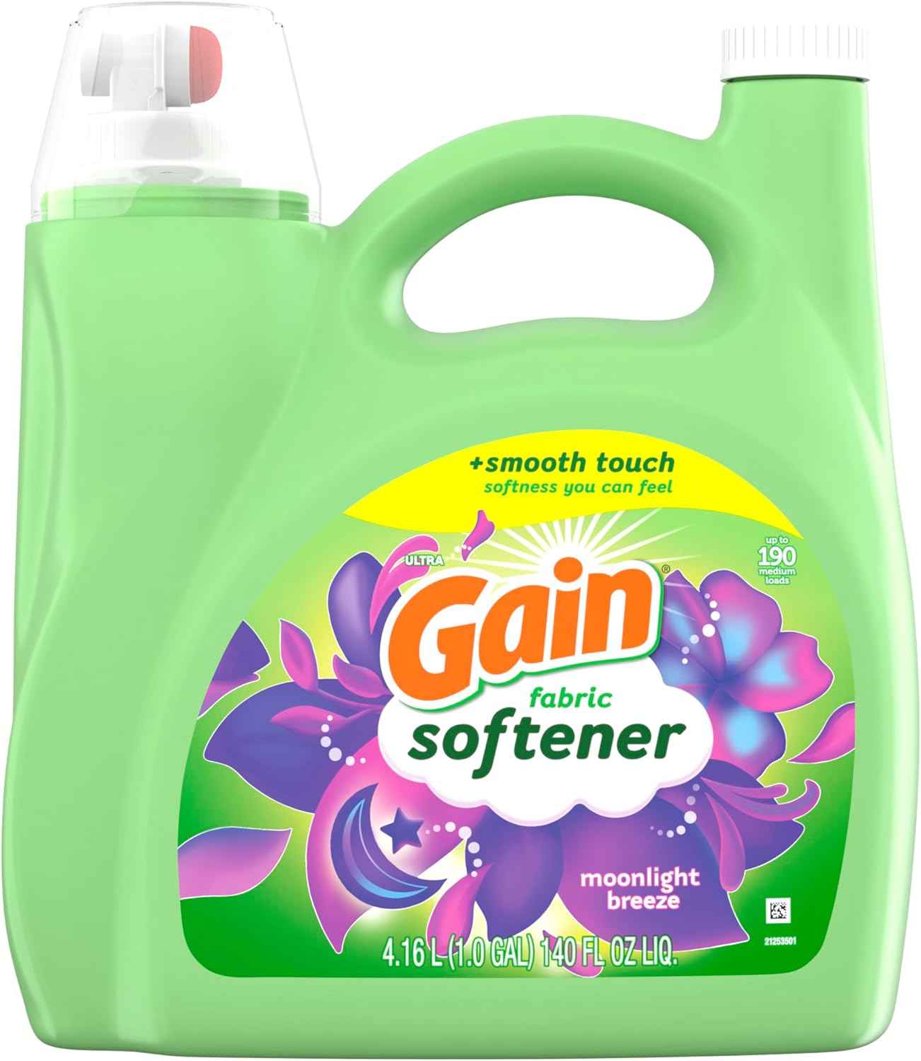 Gain Moonlight Breeze Fabric Softener, Smooth Touch Laundry Conditioner Liquid