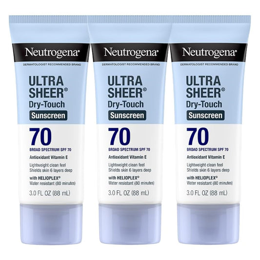 Neutrogena_Ultra_Sheer_Dry-Touch_Sunscreen_For_Face_&_Body,_SPF_70_Broad_Spectrum_UVA/UVB_Protection,_Lightweight_Water_Resistant_&_Non-Greasy,_Travel_Size_Sunscreen,_3_fl._oz_(Pack_of_3)