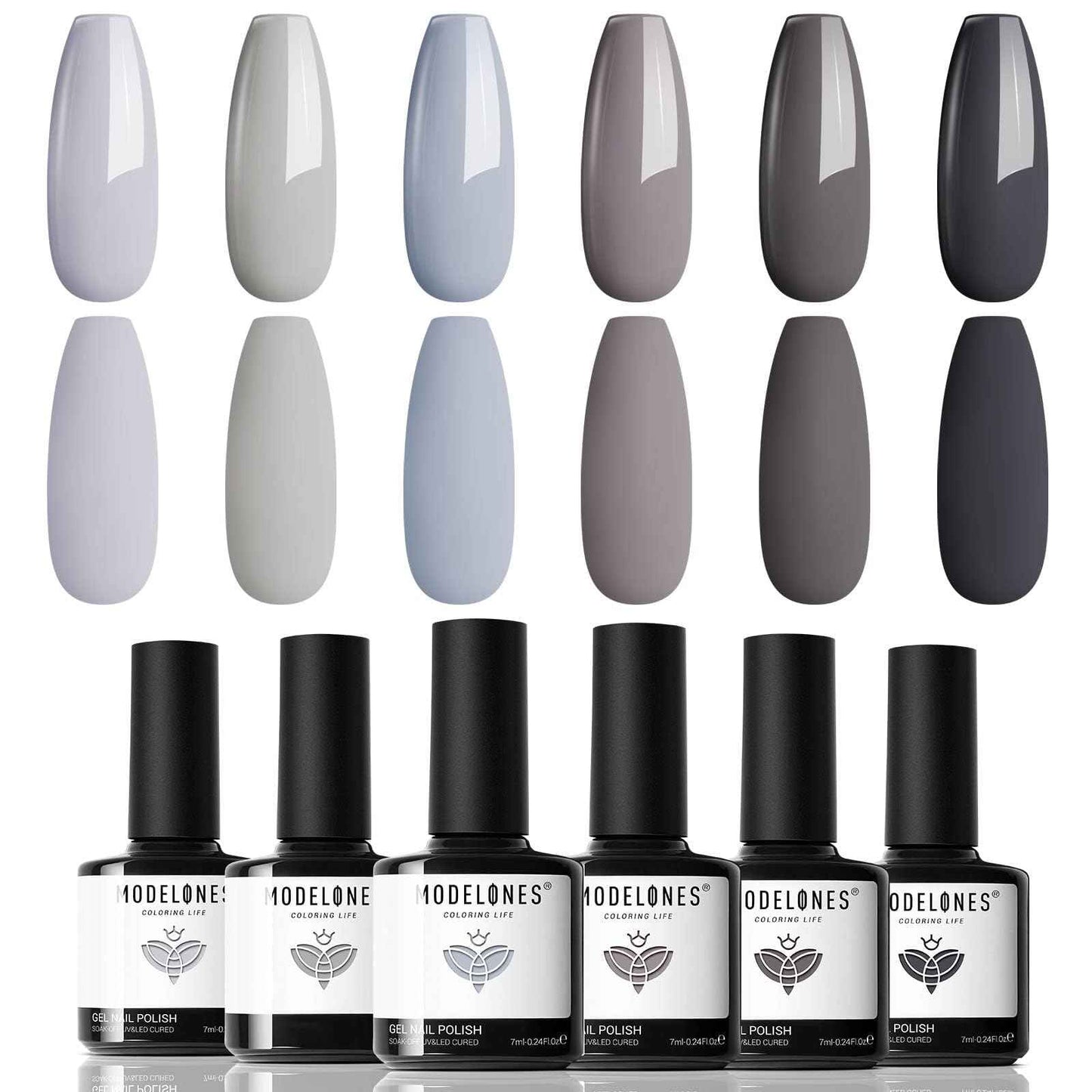 modelones Cat Eye Magnet Set, Heart French Cateye Gel Polish Nail Tools Kit Dual-Head 3 IN One Magnets Pen Heart Round Square Flower Glassy Moon Multi Effect Nail Art Designs Home DIY Salon Use