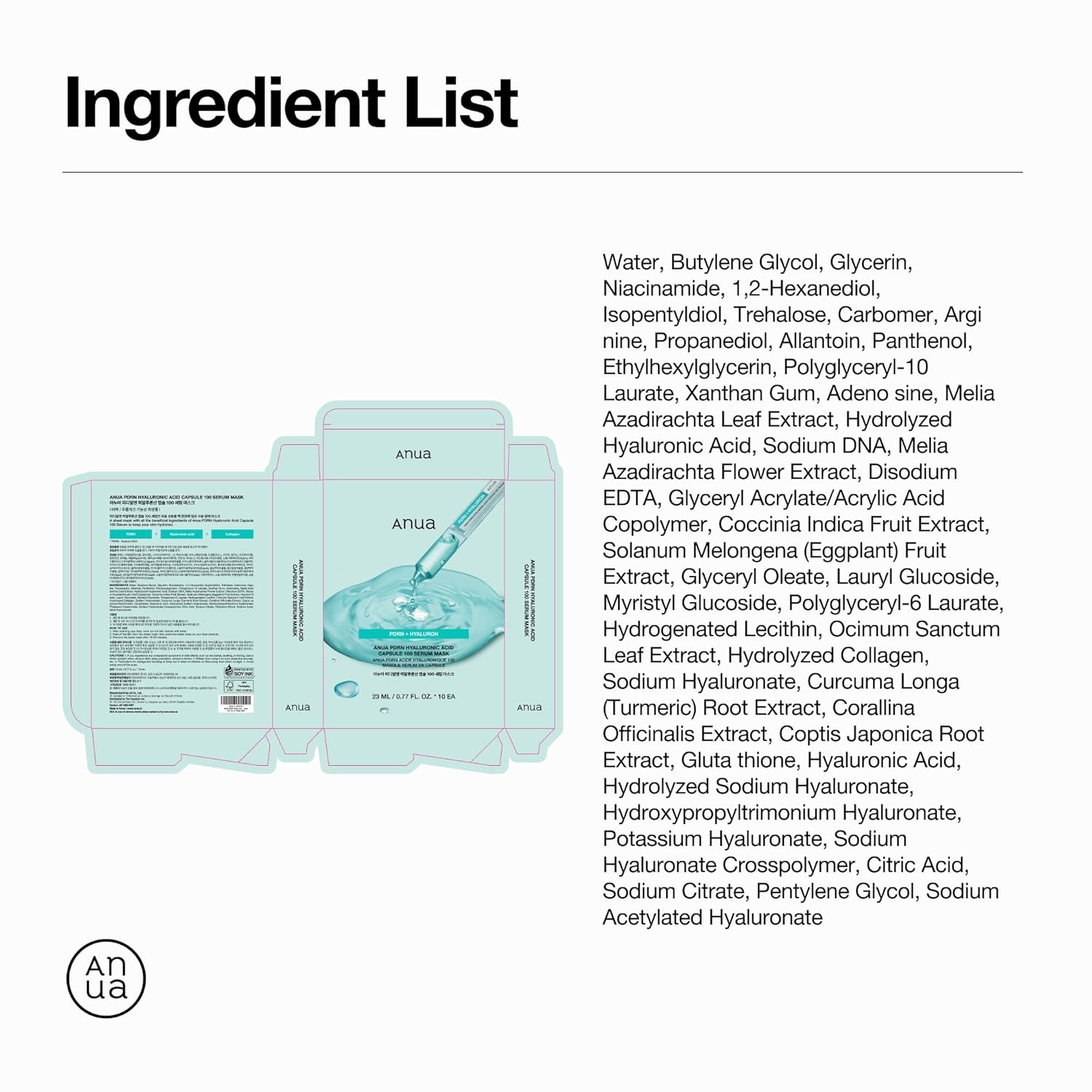 Anua_PDRN_Hyaluronic_Acid_Capsule_100_Serum_Mask,_Hydrating_&_Soothing_Face_Mask_for_Glass_Skin,_Dewy_Glow_and_Firm_Looking_Skin,_Salmon_DNA_&_Collagen,_Lightweight_Texture,_Korean_Skin_Care_(10EA)